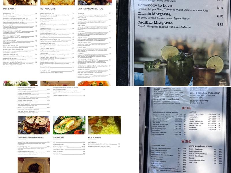 The Diplomat Eatery and Tavern Menu