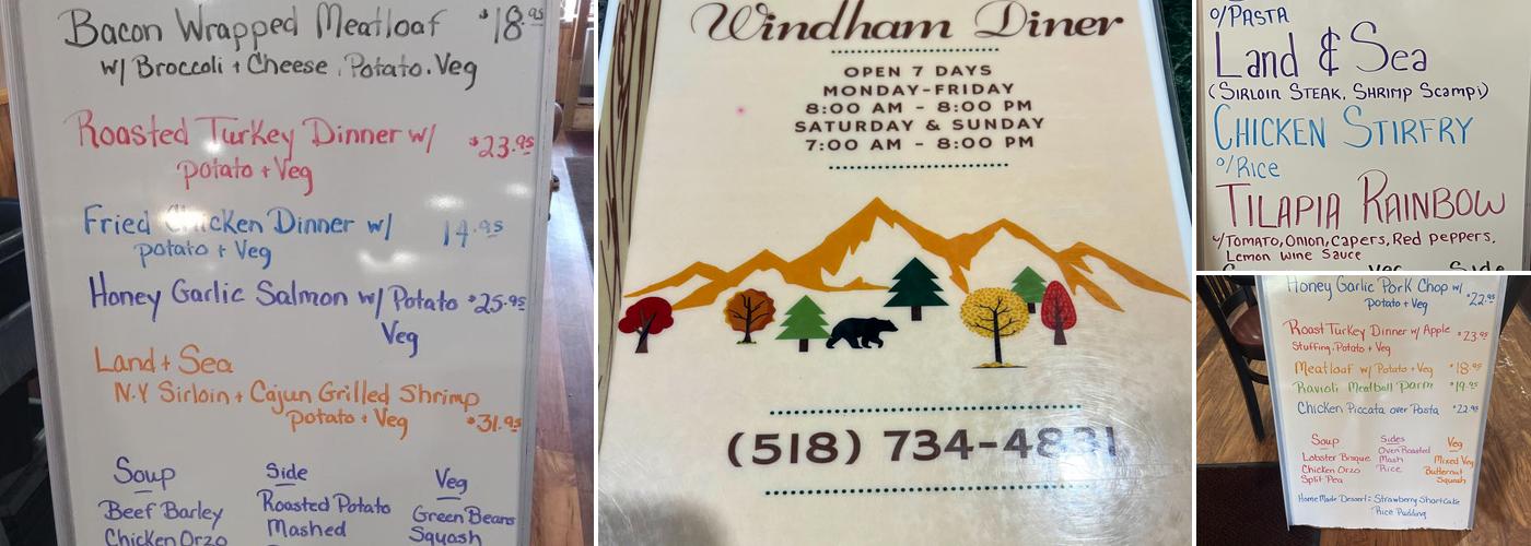 WINDHAM DINER Menu