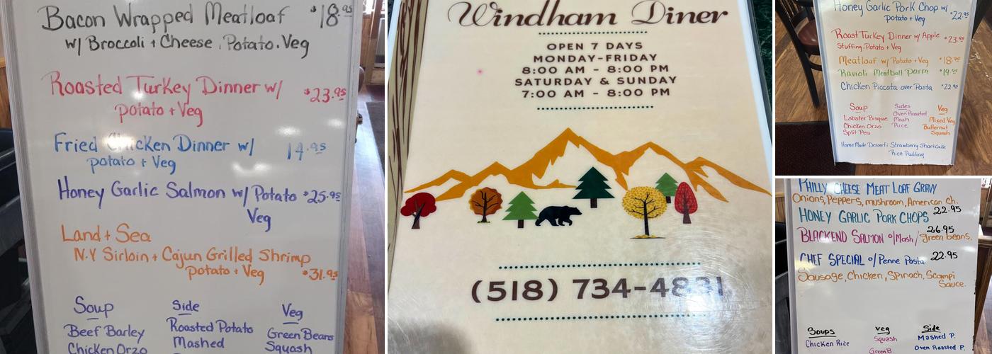 WINDHAM DINER Menu