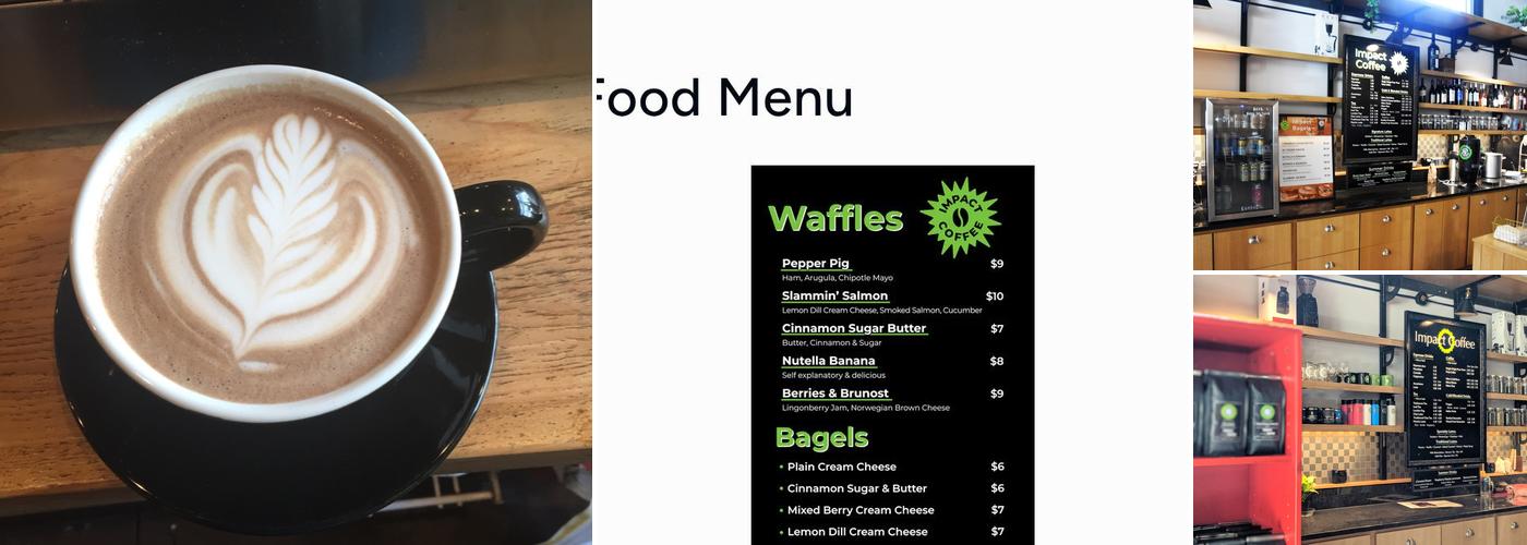 Impact Coffee Menu