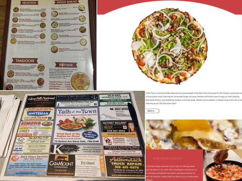 Talk of the Town Menu