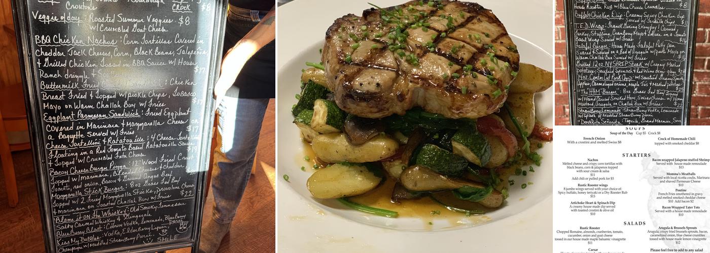 Rustic Rooster Menu