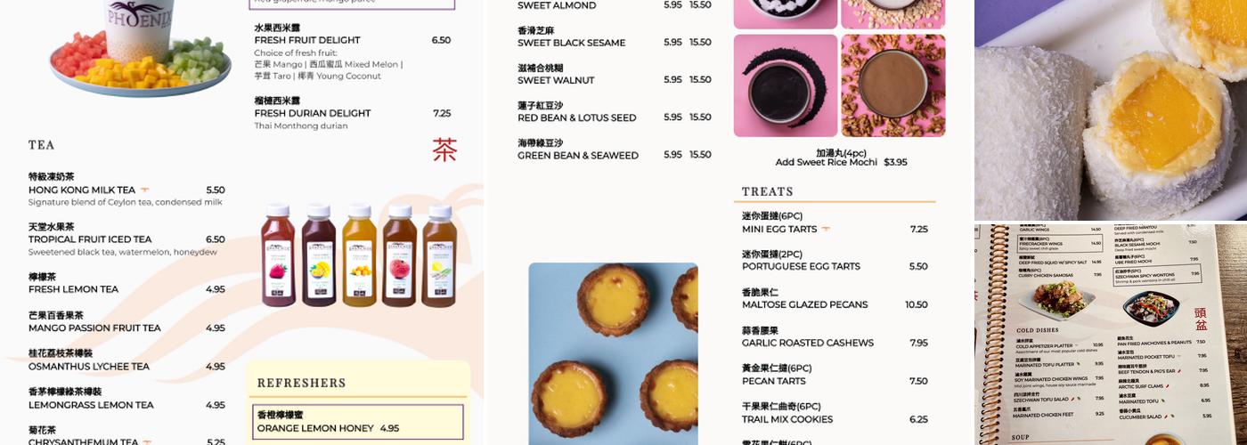 Phoenix Kitchen Menu