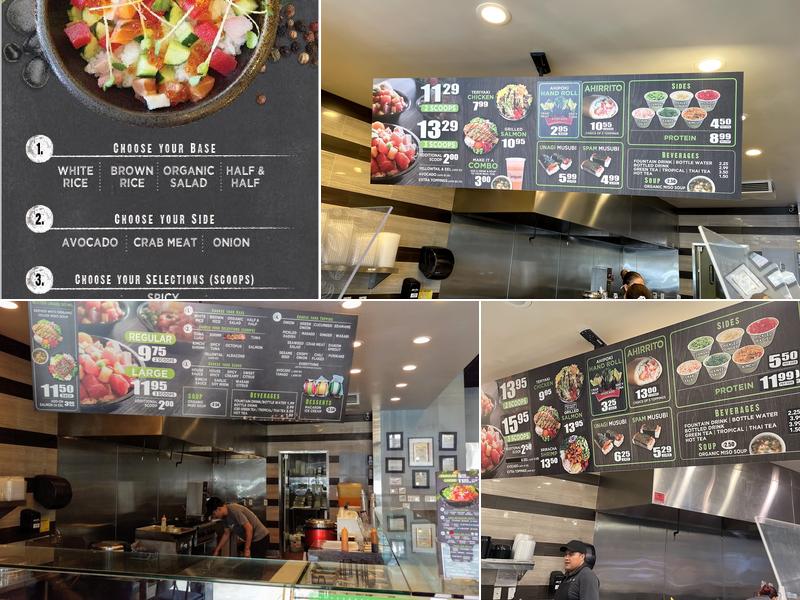Ahipoki Bowl Menu