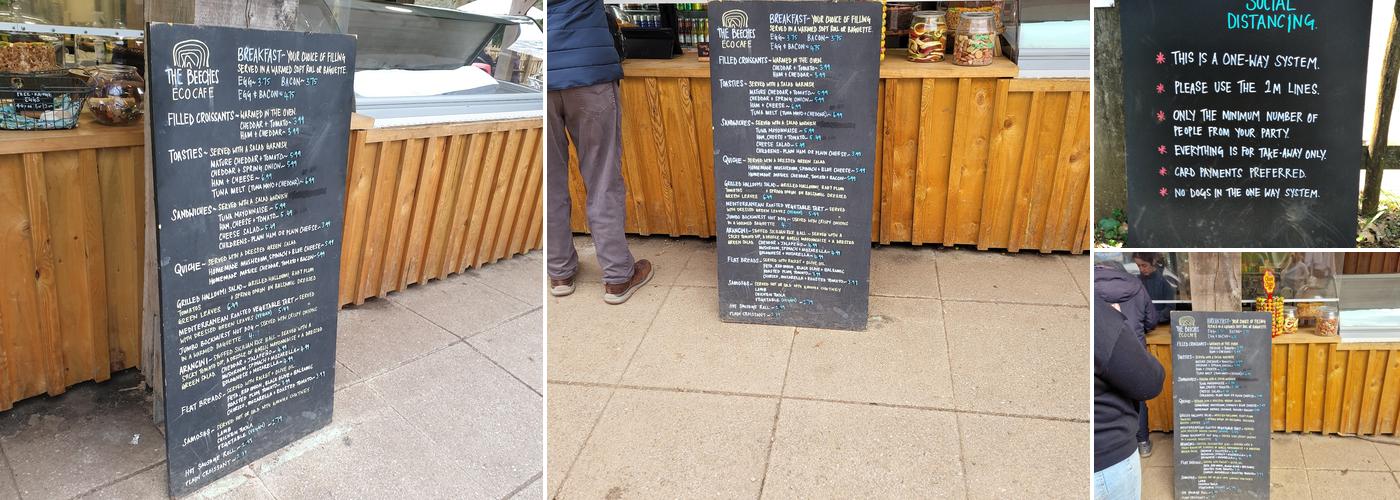 The Beeches Eco Cafe Menu