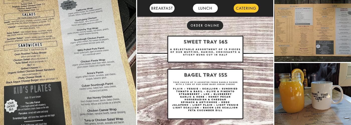 Bagel Time Cafe Menu