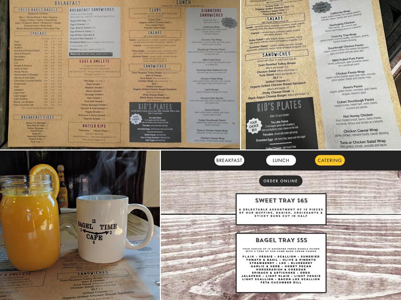Bagel Time Cafe Menu
