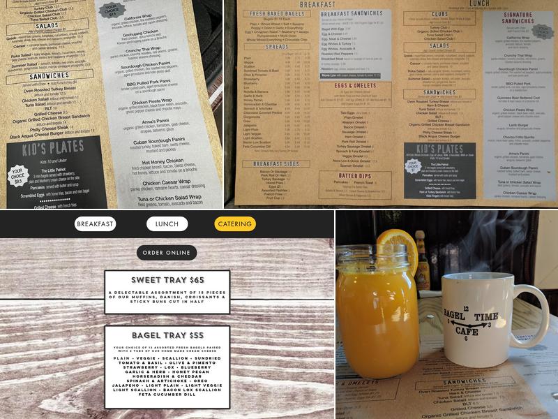 Bagel Time Cafe Menu