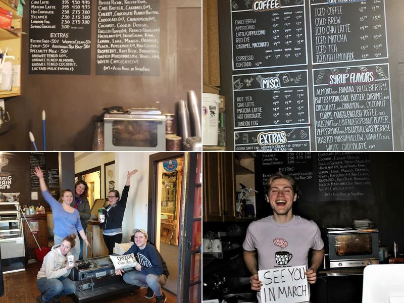 Magic Brain Cafe Menu