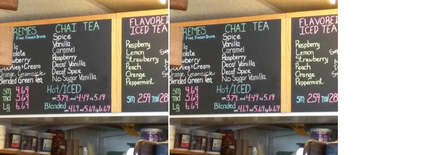 Coffee Tyme At The Beach Menu