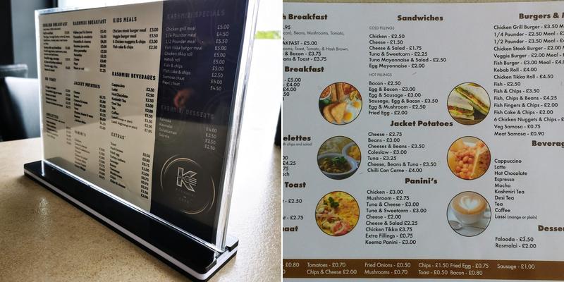 Salt Hill Café Menu