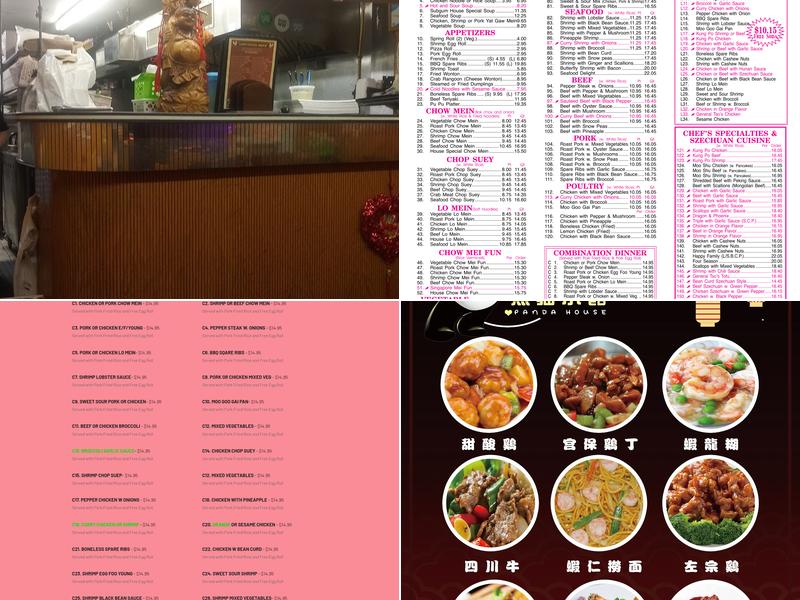 Panda House Menu