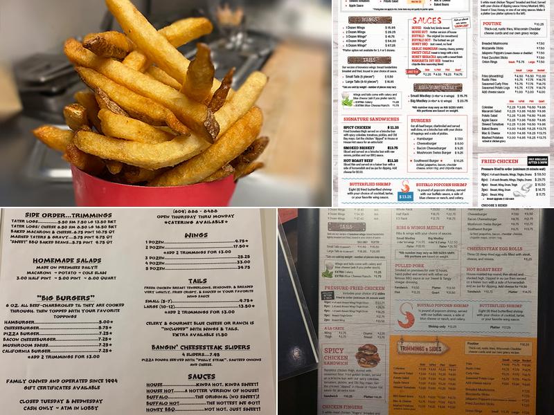 Wing It Menu