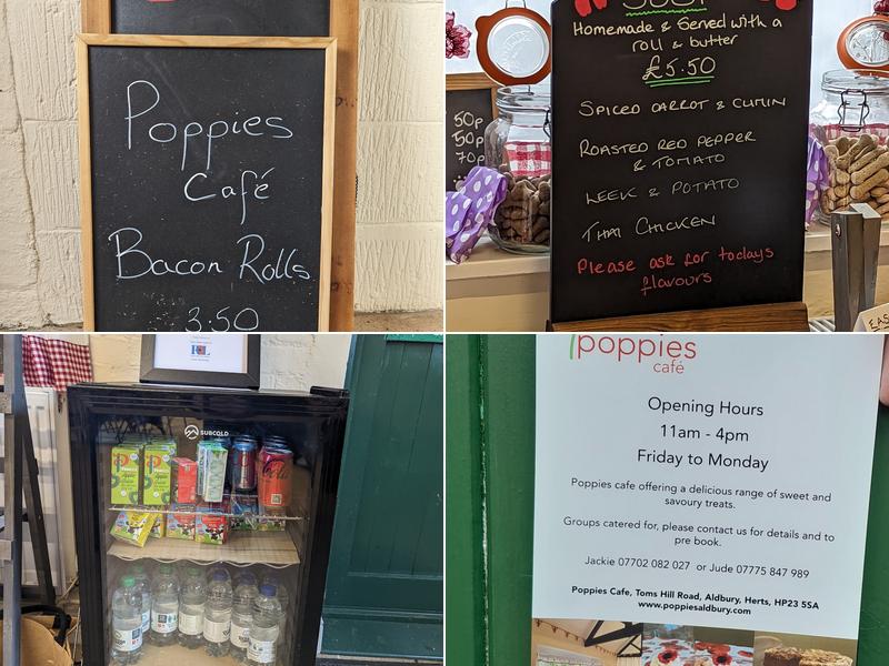 Poppies Cafe Menu