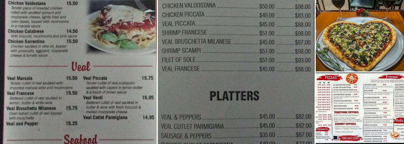 Arianna's Menu