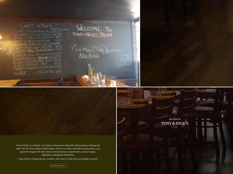 Tony And Nick's Italian Kitchen Menu