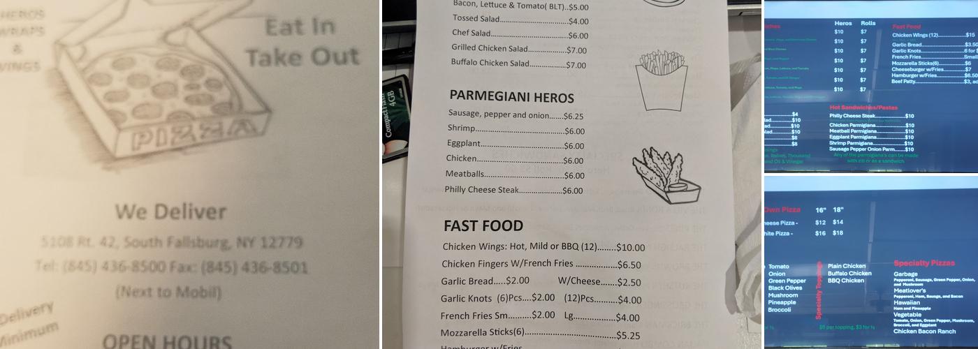 Loca Pannini Pizza I Menu