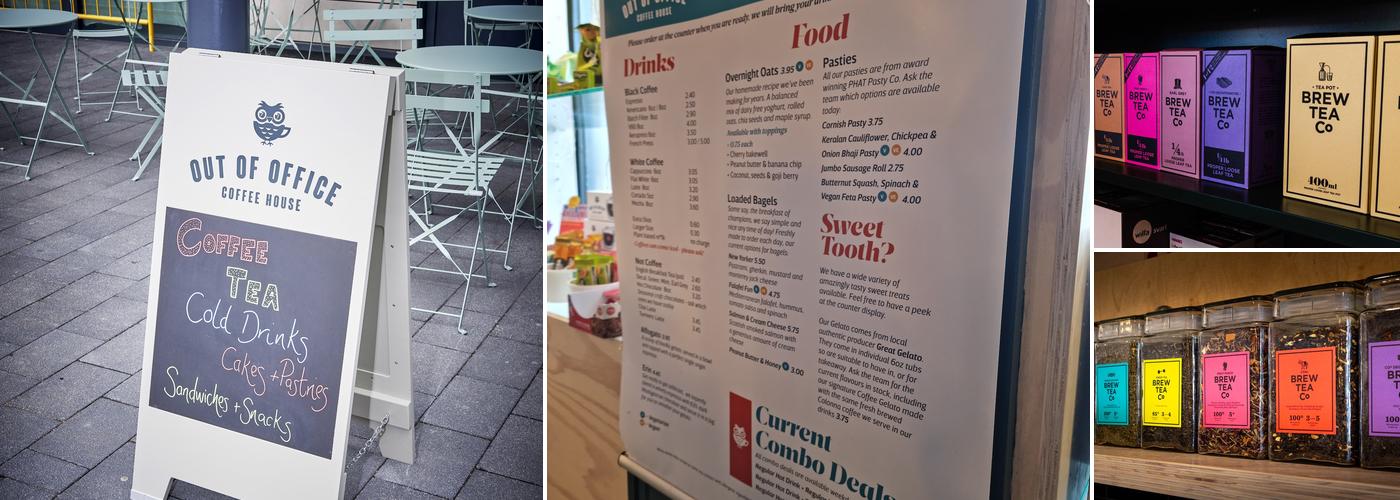 Out Of Office Coffee House - Olney Menu