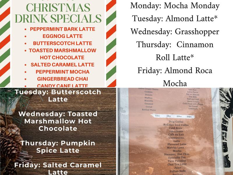 Java Express Menu