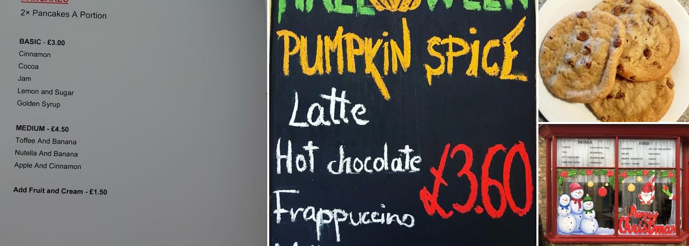 G&P Coffee House Menu