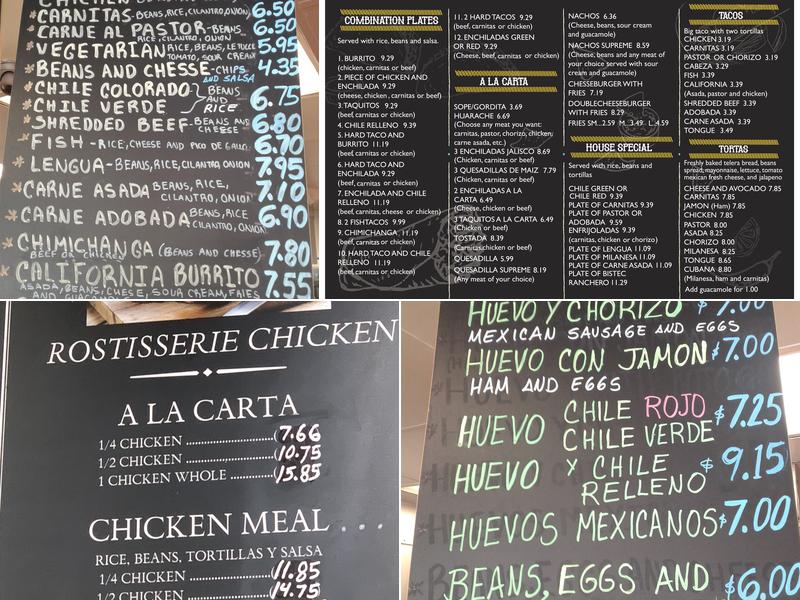El Maguey Express Menu