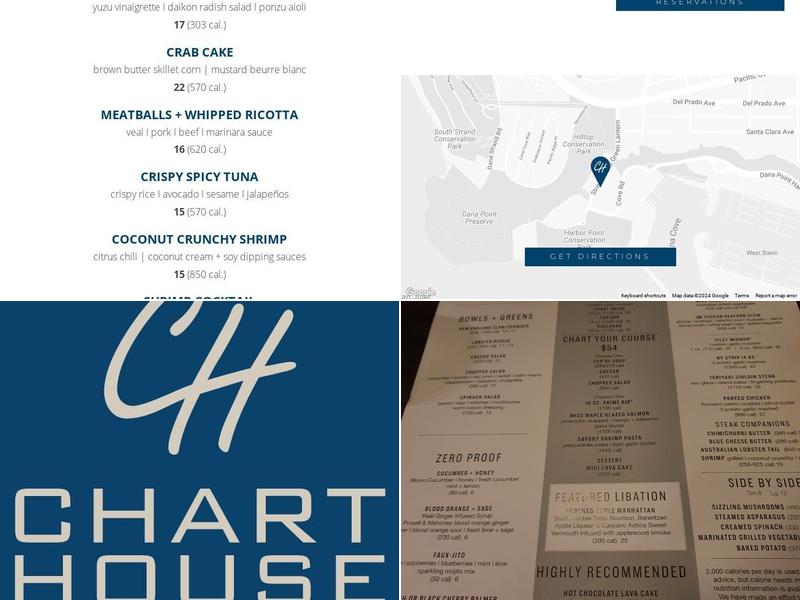 Chart House Menu