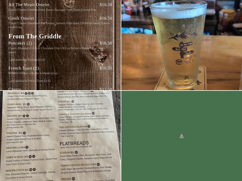 Bitters & Bones Menu