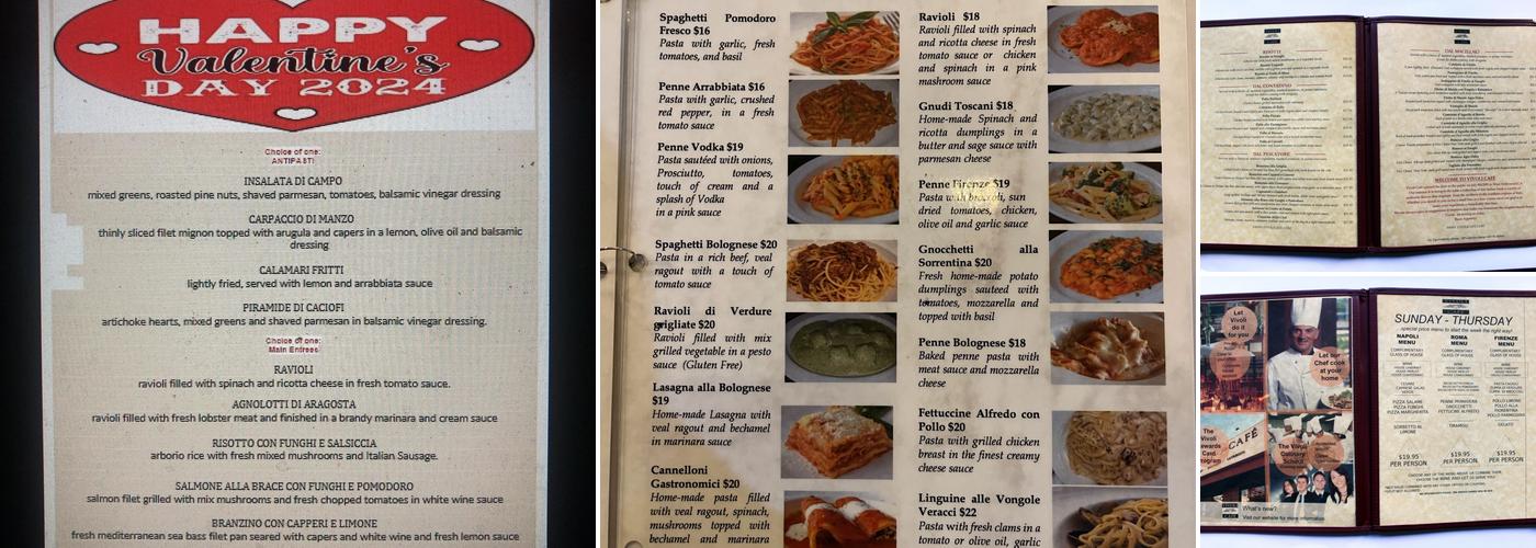 Pizzeria Vivoli & Italian Grill Menu