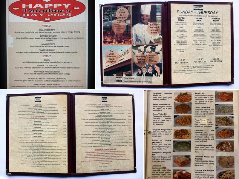Pizzeria Vivoli & Italian Grill Menu