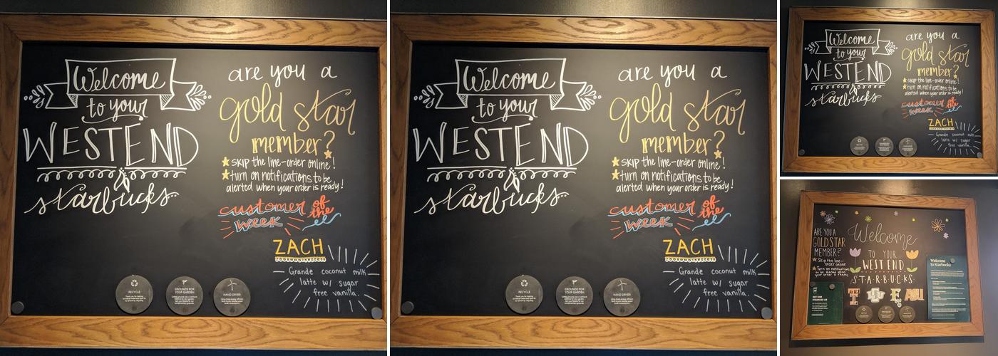 Starbucks Menu