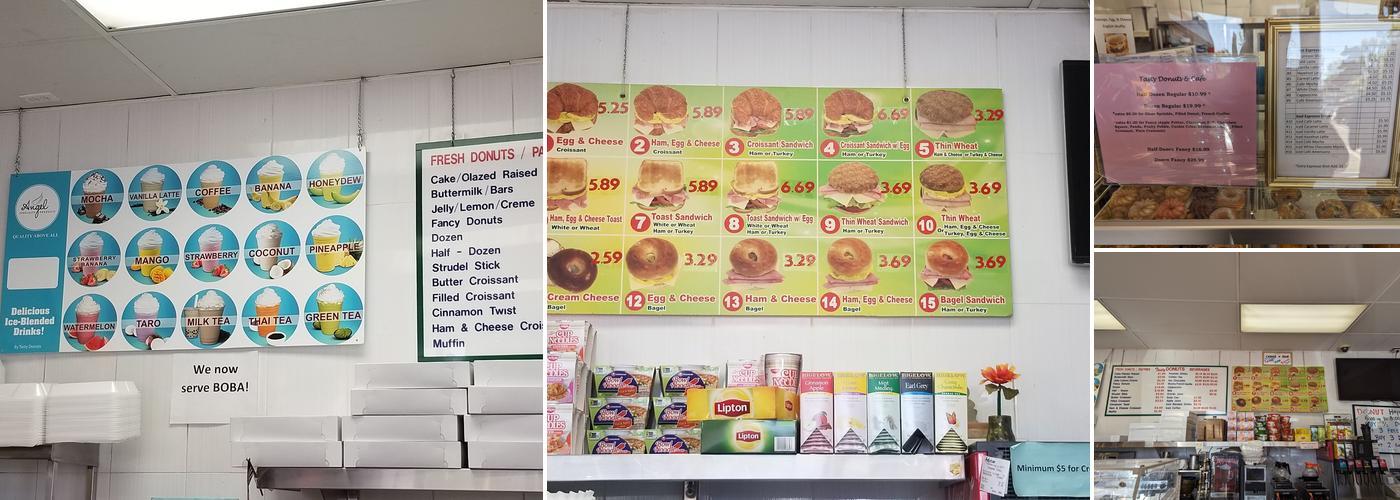 Tasty Donuts and Cafe Menu