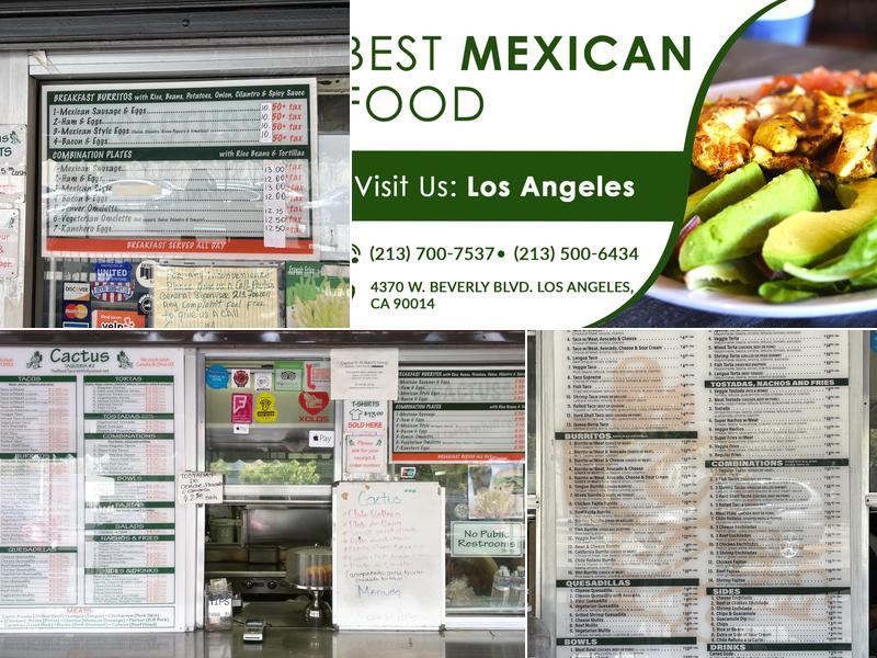 Cactus Taquerias #2 Menu