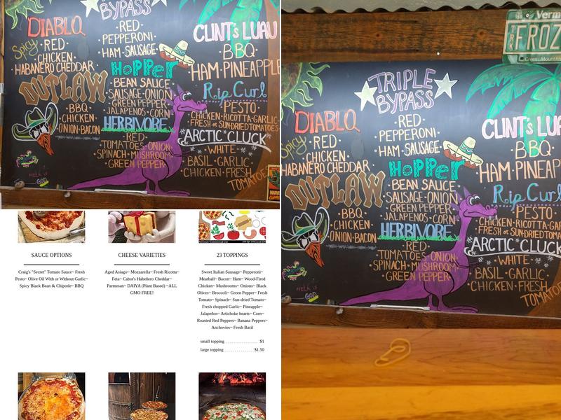 Goodman's American Pie Menu