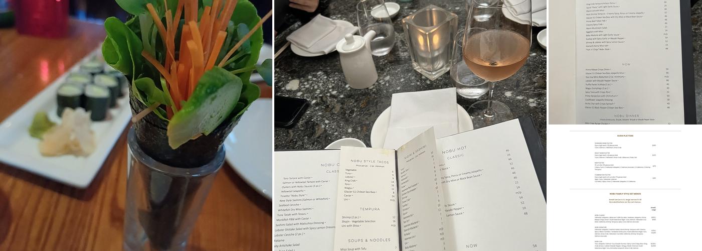 Nobu Los Angeles Menu