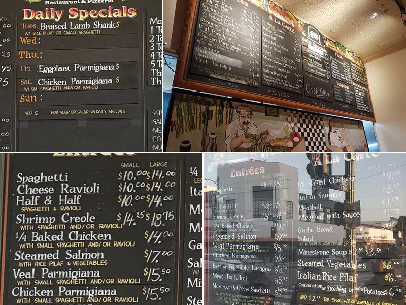 Andre's Menu