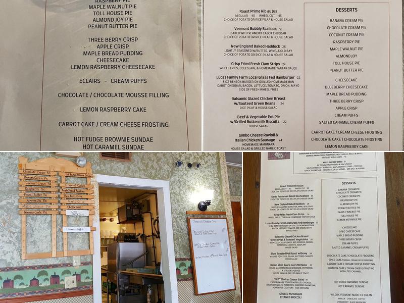Wheel Inn Menu
