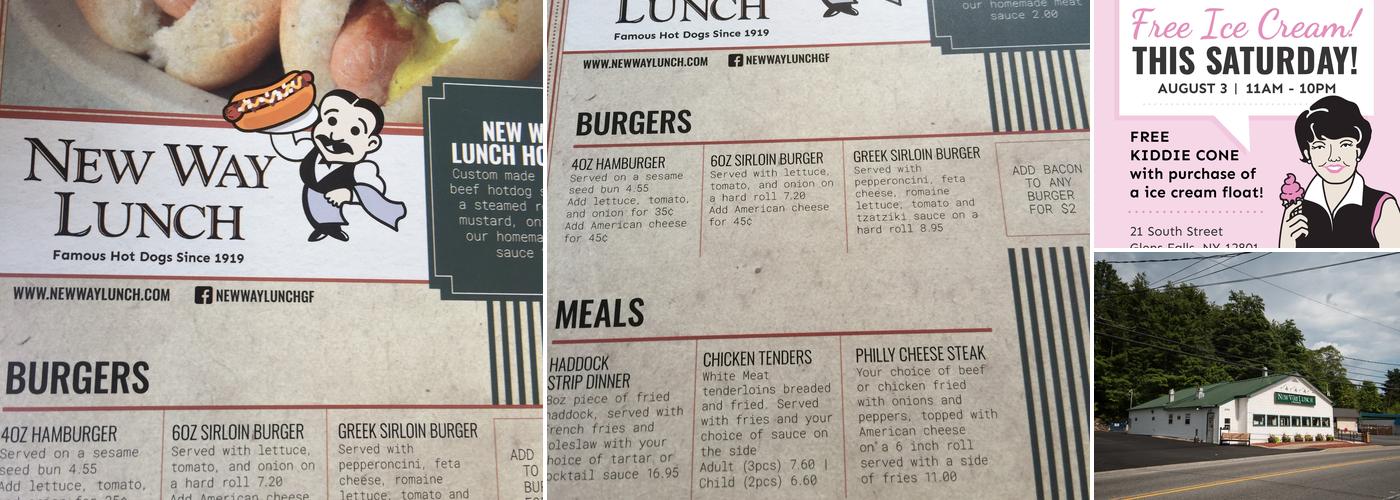 New Way Lunch Menu