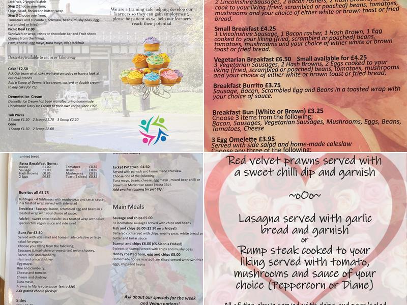 Lincoln Arboretum Cafe Menu