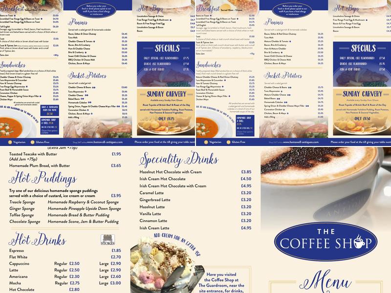 Hemswell Antique Centres Menu