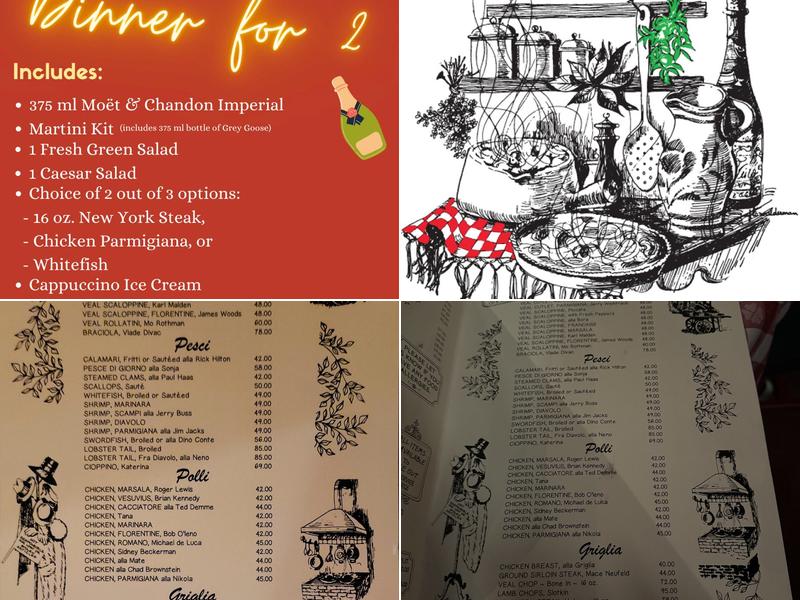 Dan Tana's Menu