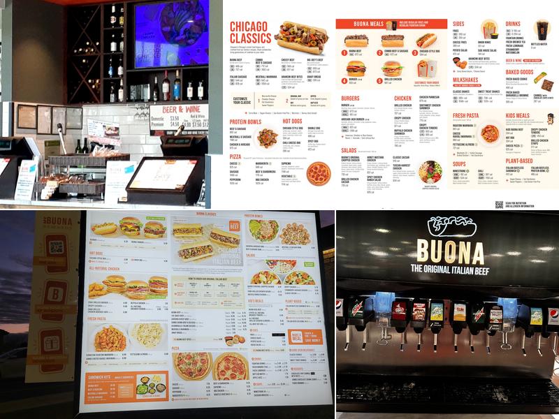 Buona - Algonquin Menu