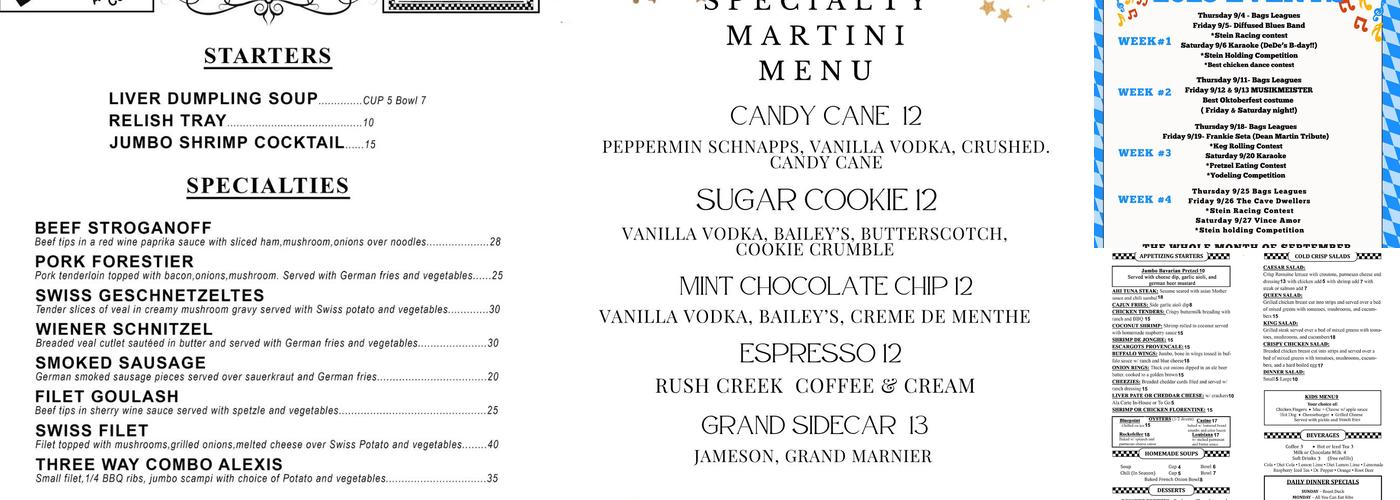 Checker's II Menu