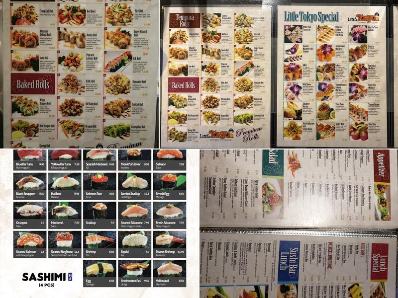 Little Tokyo Restaurant Menu