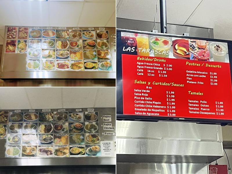 Las Tarascas #2 Menu