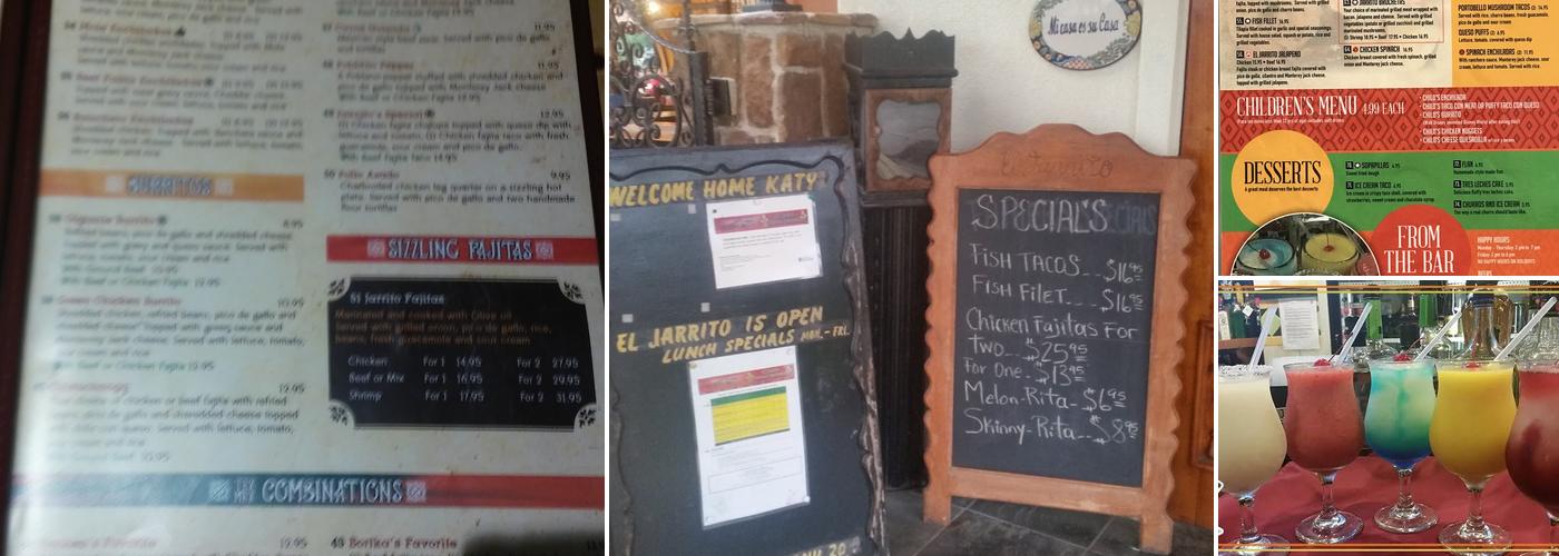 El Jarrito Menu