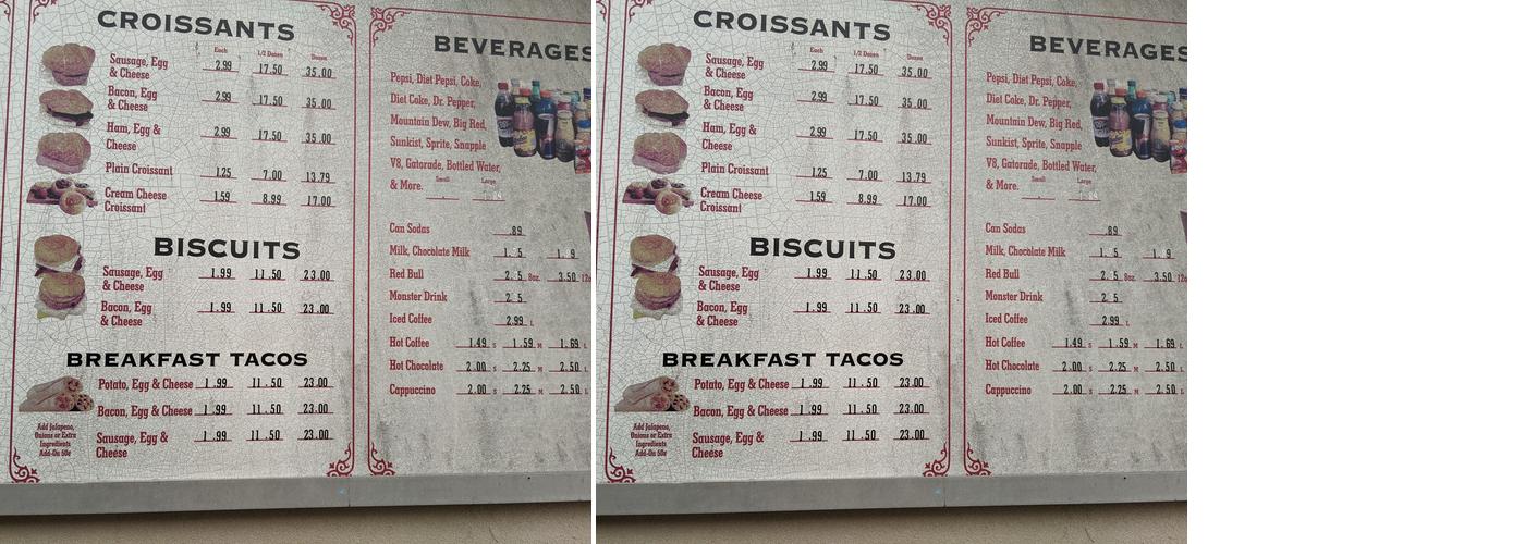Dee Best Donuts Menu
