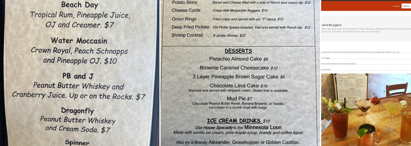 Y Steak House Menu