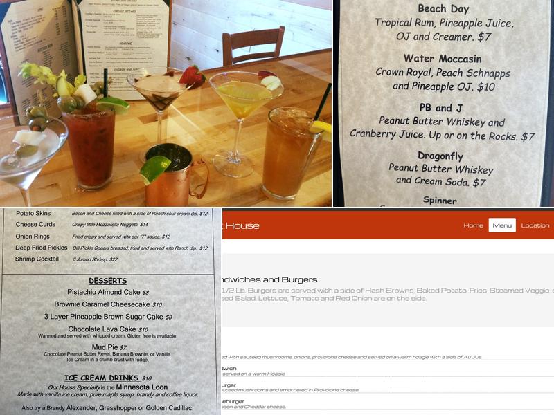 Y Steak House Menu
