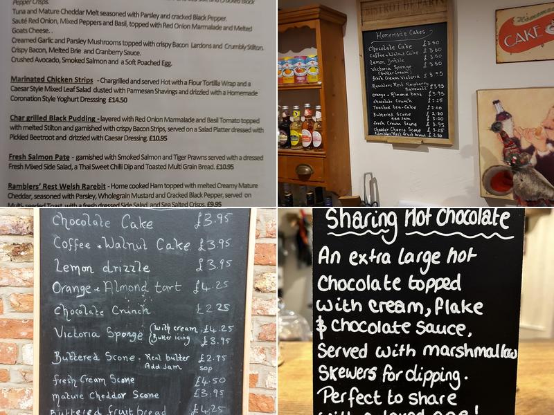 The Ramblers' Rest Menu