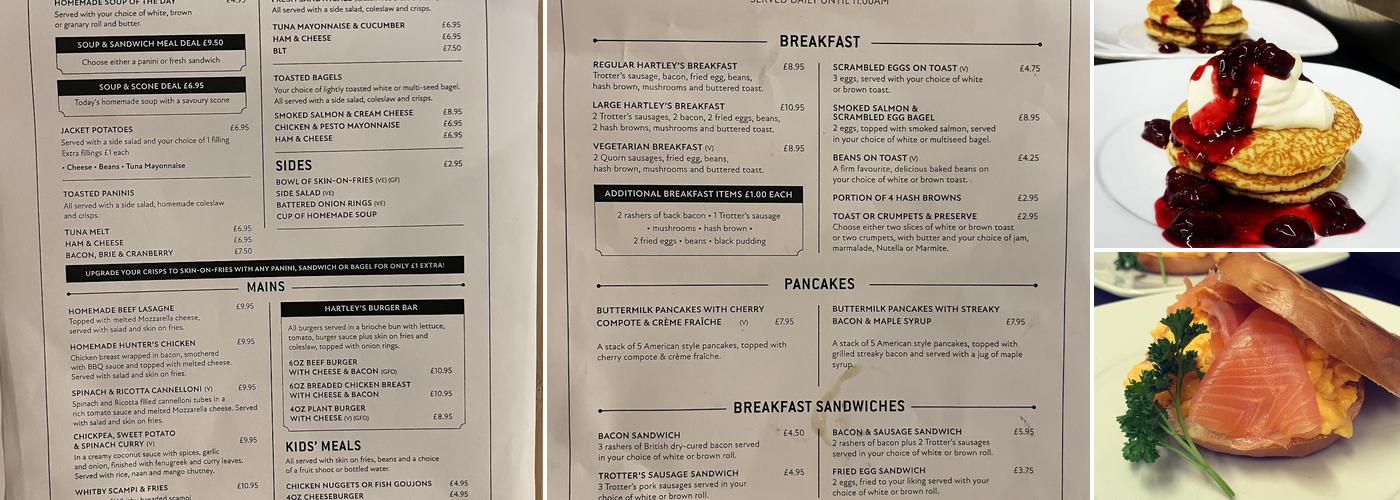 Hartley's Café-bar Menu